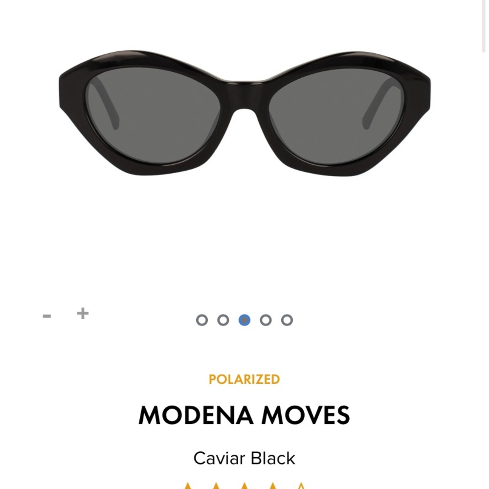 Prive revaux Modena moves black sunglasses